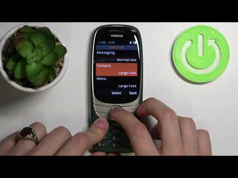 Как изменить размер шрифта на Nokia 6310 / Увеличить шрифт Nokia 6310