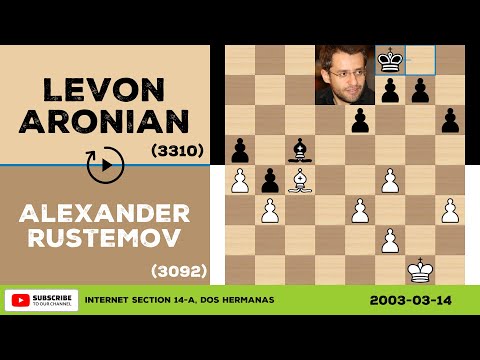 Alexander Rustemov vs Levon Aronian - 2003-03-14 - Internet Section 14-A - Chess Game No Commentary