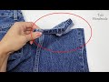 ♻️ 6 Brillant ways to shorten your Jeans with clever sewing tips and tricks