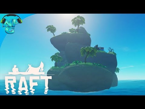 2 Men 1 Raft - Defeating the Shark and Wearing his HEAD! Live Stream Series E3 Raft Gameplay