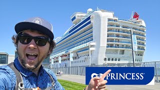 Boarding the Ruby Princess out of San Francisco! Day-1 on the Alaskan Cruise! 