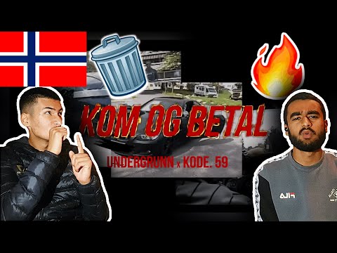 Reacting Til  UNDERGRUNN x Kode.59 - Kom Og Betal // (Offisiell musikkvideo)- REACTION!!!