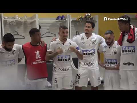 ALISON FALANDO ANTES DO JOGO SANTOS X BOCA.