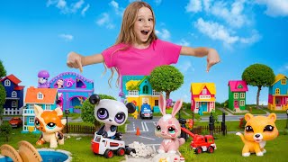 Настя объясняет правила безопасности в городе