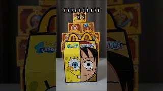 Comprei todos os brinquedos de Bob Esponja X One Piece! #onepiece #bobesponja #brinquedos #mcdonalds