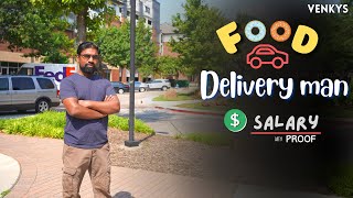 food delivery man in america | venkys | american life | usa tamil vlogger | door dash | venkys vlog
