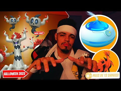 fui atrás do NOVO SHINY PHANTUMP e PEGUEI +13 SHINIES + SURPRESA NO INCENSO DIÁRIO! POKEMON GO