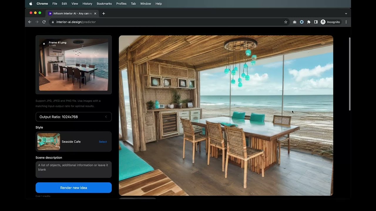 Interior Render AI video 1