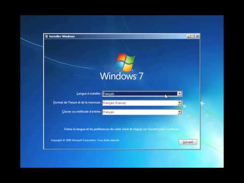 comment installer windows7 sans cd