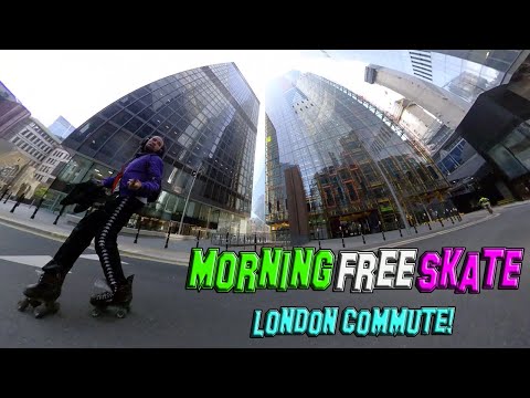 FREE SKATE LONDON |  MORNING COMMUTE! | EAST LONDON TO SOUTH LONDON!