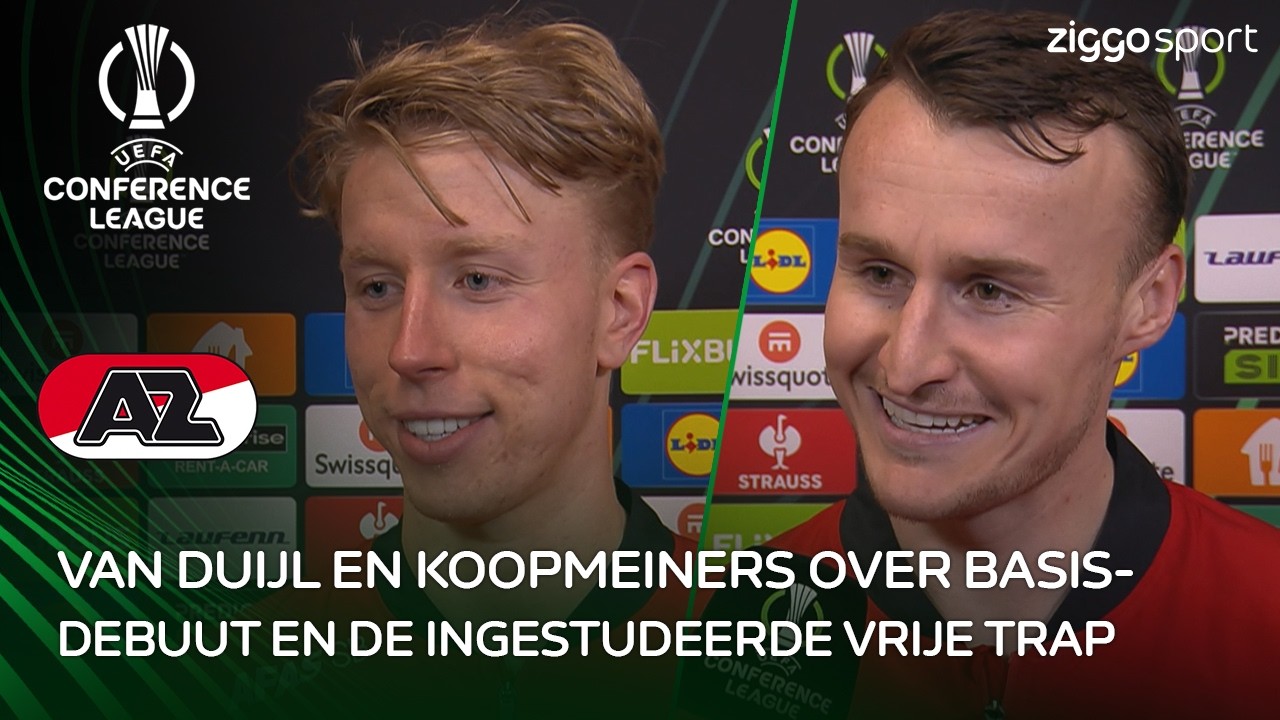 Koopmeiners: 'Goed ingestudeerd en heel goed uitgevoerd' 💪| Interview Koopmeiners en van Duijl