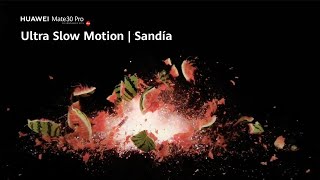 Huawei Mate 30 Pro | Ultra Slow Motion | Sandía anuncio