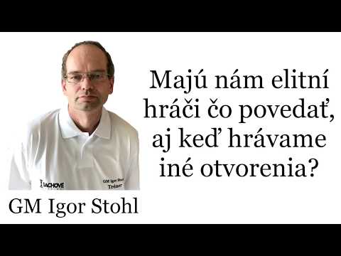 GM Igor Stohl - Majú nám elitní hráči čo povedať?