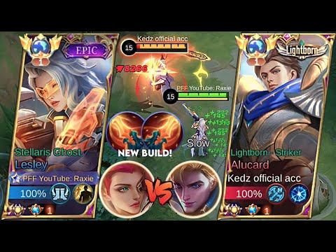 LESLEY NEW REVAMP EPIC SKIN "STELLARIS GHOST" IS FINALLY HERE! VS TOP GLOBAL ALUCARD (WHO WILL WIN?)