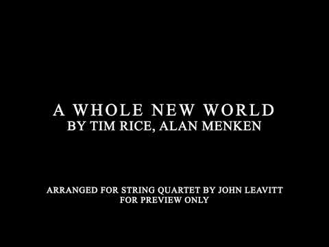 A whole new world - Alan Menken