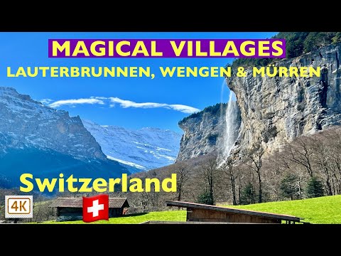 A day trip to LAUTERBRUNNEN, WENGEN & MÜRREN using a Saver Day Pass |HD 4K