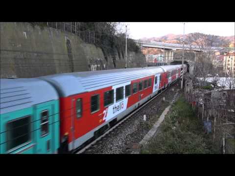 EC 160 Thellò Milano - Marsiglia con E.656 a Savona il 28-02-2015
