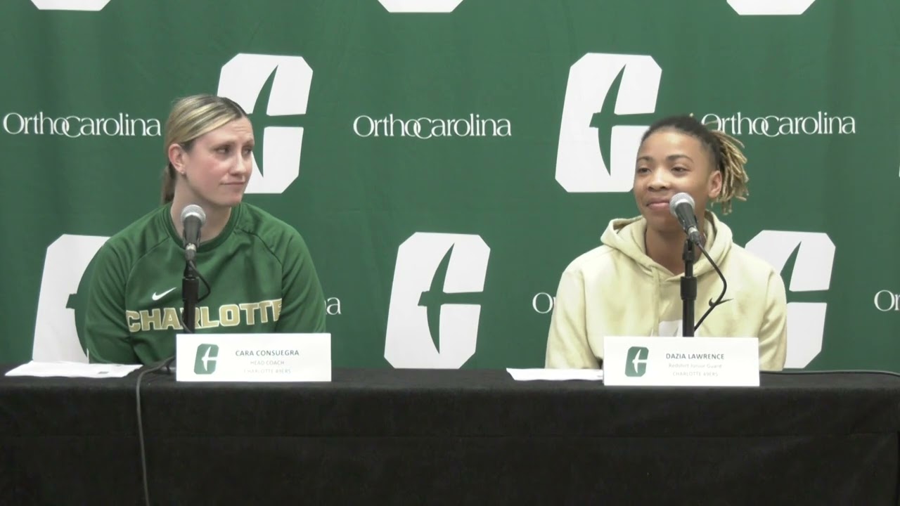 Charlotte Women's Basketball Presser: March 1