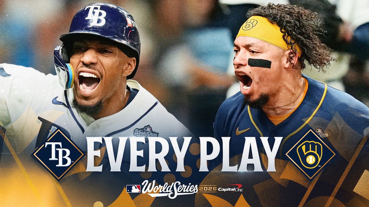 EVERY PLAY from the 2026 World Series! (Tampa Bay Rays vs. Milwaukee Brewers)