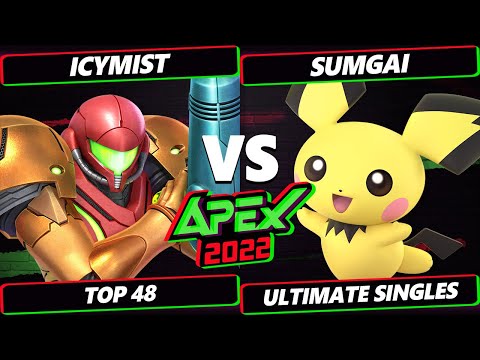Apex 2022 - Icymist (Samus) Vs. Sumgai (Pichu) SSBU Ultimate Tournament
