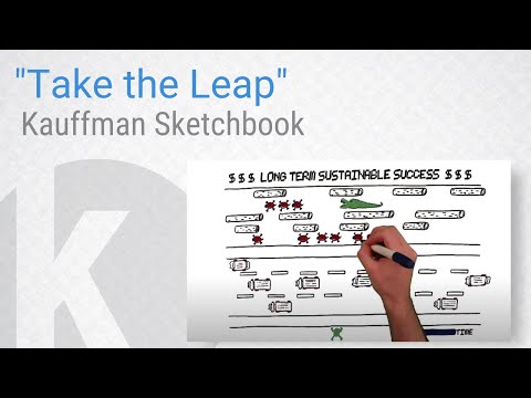Kauffman Sketchbook - "Take the Leap"
