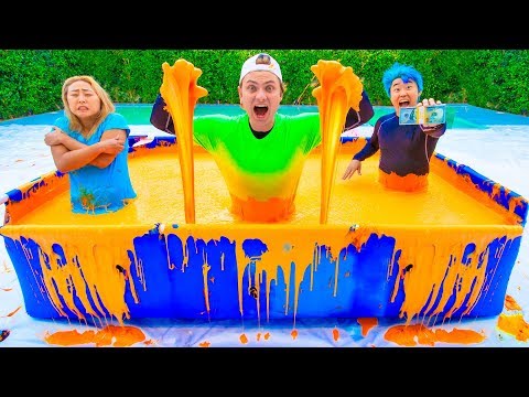LAST TO LEAVE THE SLIME POOL WINS $10,000 Video