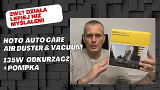 HOTO 2w1 – Odkurzacz Ręczny + Pompka | Recenzja / Test w Praktyce