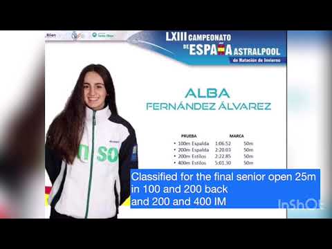 Alba Fernandez - College Swimming recruiting video Fall 2021