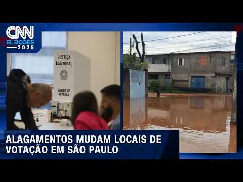 Chuva altera local de votação em Itapevi e Itupeva (SP) | CNN ELEIÇÕES