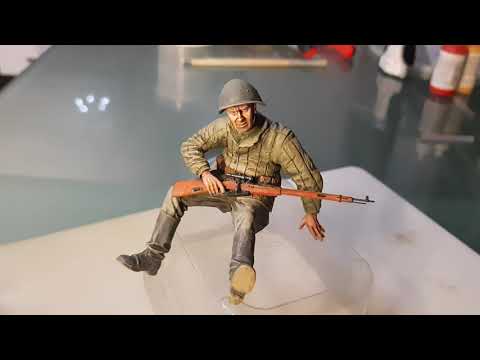 WW2 1/16 russian tank desant figures