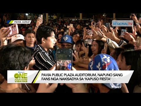 One Western Visayas: Pavia Public Plaza Auditorium napuno sang fans nga nakisadya sa ‘Kapuso Fiesta’
