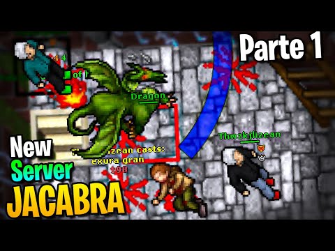 First 1st Day in Jacabra NEW Server Hardcore PvP from Tibia 🔥
