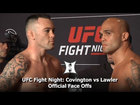 UFC Fight Night: Covington vs Lawler Official Face-Offs (HD)