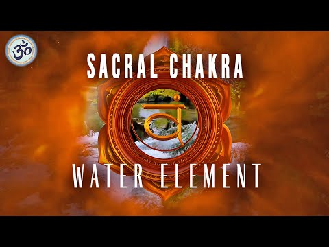 Sacral Chakra Healing, Water Element, ASMR Sound Bath, 432 Hz + 288 Hz Healing Frequencies