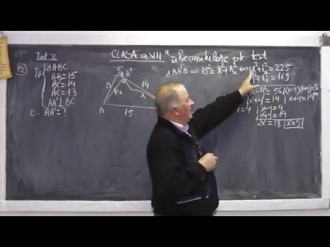 2/2 Lectia 914 Teorema Pitagora Fundamentala a asemanarii Raportul ariilor a 2 figuri asemenea Cls 7