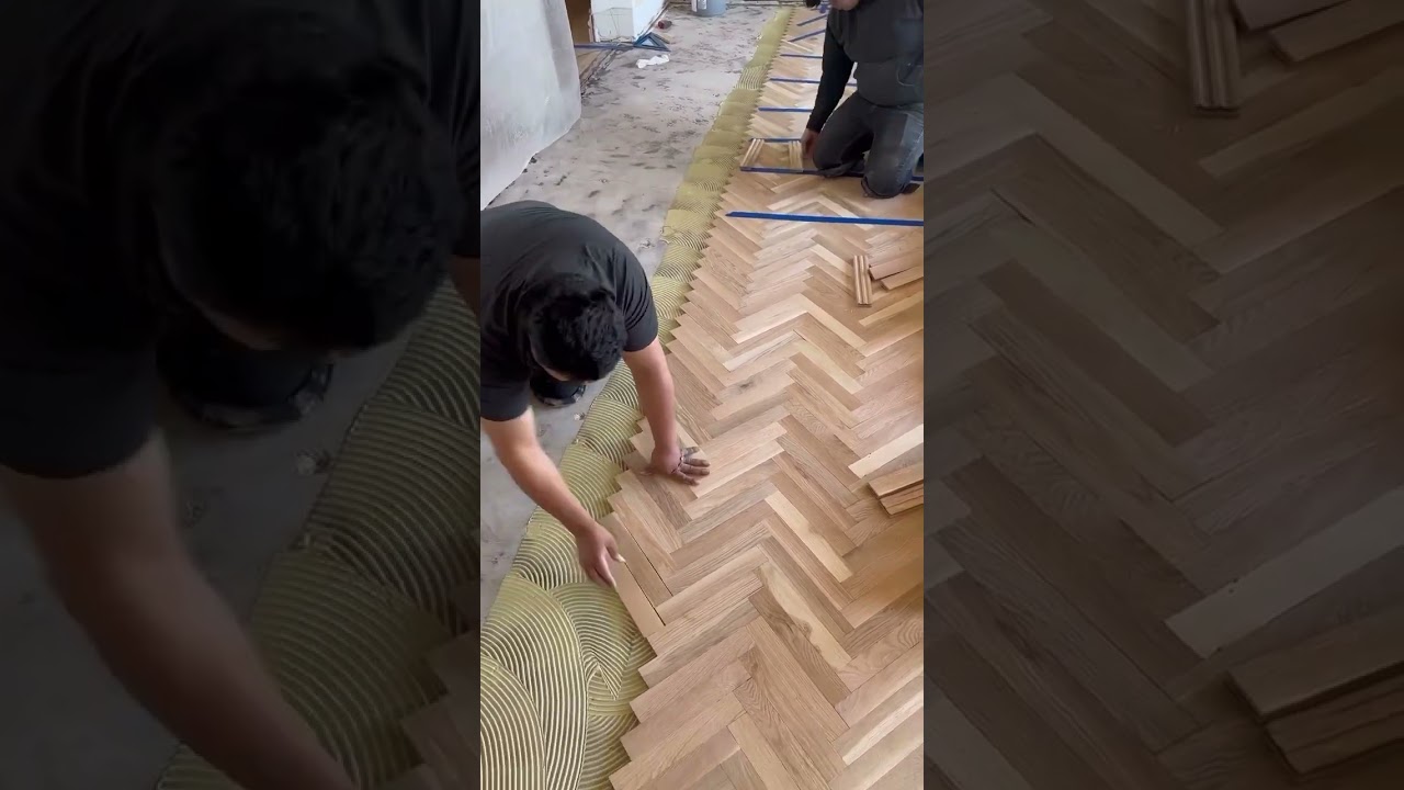 Pisos Herringbone #herringbone flooring