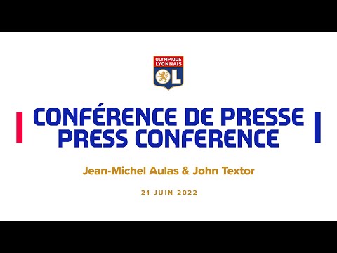 Press conference by Jean-Michel Aulas and John Textor | Olympique Lyonnais