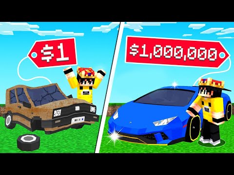 ARABA SATARAK MİLYARDER OLDUM - Minecraft