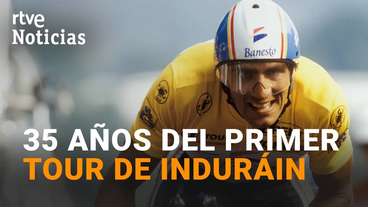 Se cumplen 35 años del primer Tour de Francia de Miguel Induráin | RTVE Noticias