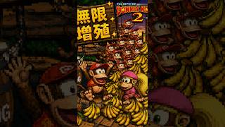 懐かしい小ネタ【スーパードンキーコング２】誰でも簡単無限増殖 #小ネタ #ゲーム実況