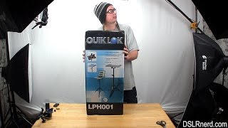 Video thumbnail for QuikLok LPH001 Laptop Stand - DSLRnerd.com by Damian Dodd