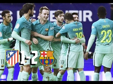 Atletico Madrid vs Barcelona 1-2 - All Goals & Extended Highlights - Copa del Rey 01/02/2017