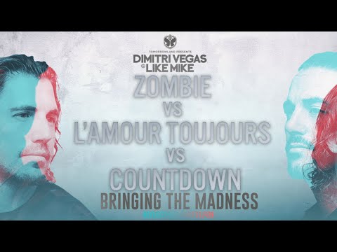 40 Zombie vs L'Amour Toujours  vs Countdown (Dimitri Vegas & Like Mike Mashup BTM Reflections 2017)