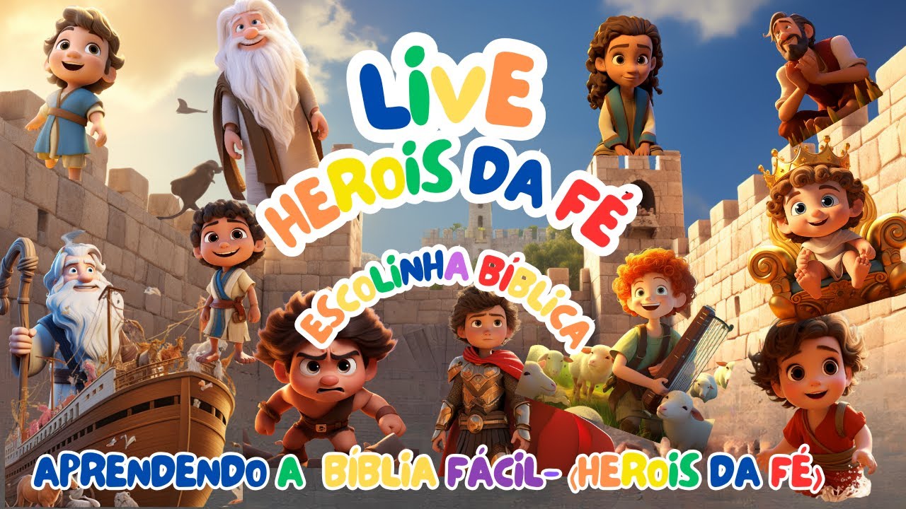 🔴AO VIVO | APRENDENDO A BÍBLIA DE FORMA FÁCIL | HEROIS DA FÉ.