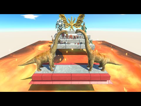 Each Unit Against Itself On Lava - Animal Revolt Battle Simulator
