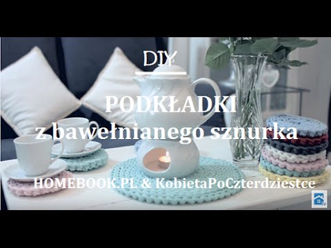 DIY: Jak zrobić podkładki ze sznurka bawełnianego?