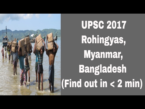 UPSC 2017-Do you know plight of Rohingyas? (Find out in less than 2 min)
