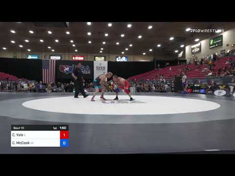 58 Lbs Rr Rnd 2 - Clinton Yale, Illinois Vs Charles McCook, Virginia C405