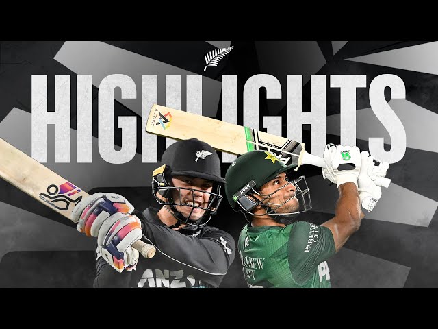 Mark Chapman 94 And Nawaz Fireworks | Highlights | New Zealand v Pakistan | 3rd T20