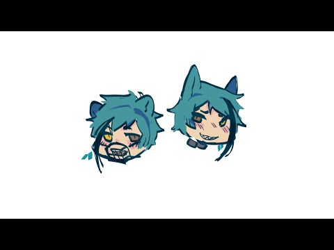 NASTY DOG! // Twisted Wonderland // Floyd Leech x Azul, Jade Leech x Azul